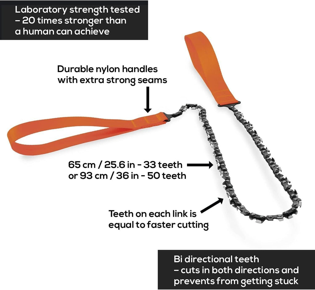 11/33 Teeth Survival Hand Chain Saw