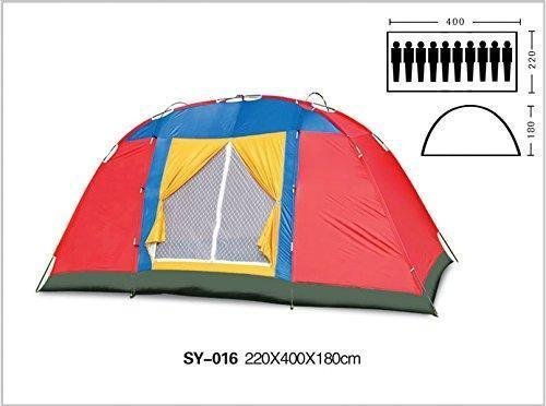 Bosonshop 8-Person Easy Setup Camping Tent with Carry Bag