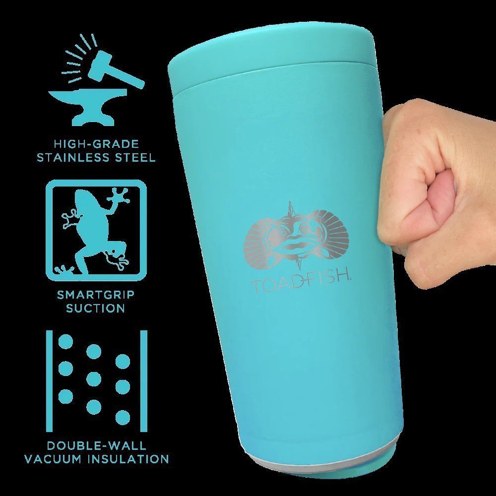 Toadfish Non-Tipping Can Cooler 2.0 - Universal Design