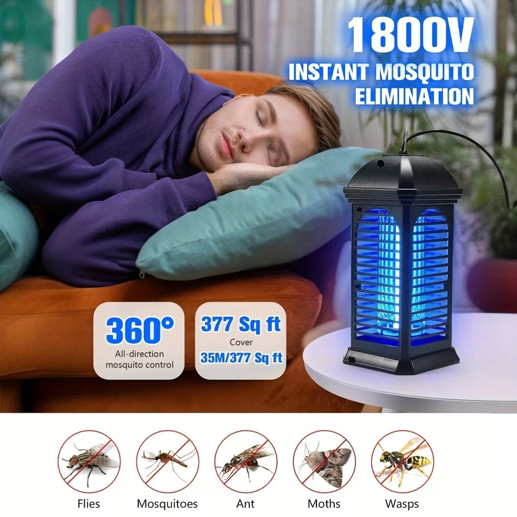 Plug-In UV Mosquito Killer Lamp & Bug Zapper