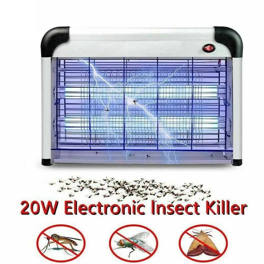 20W Indoor UV Bug Zapper with 2800V Electric Grid
