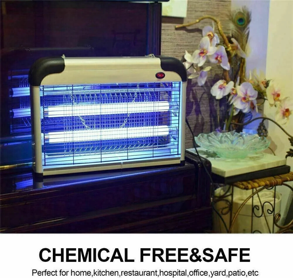 20W Indoor UV Bug Zapper with 2800V Electric Grid