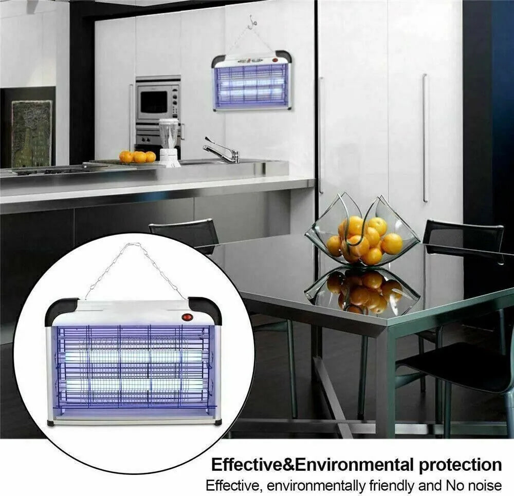20W Indoor UV Bug Zapper with 2800V Electric Grid