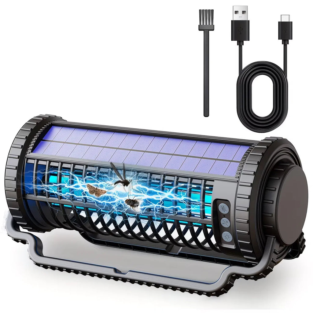 Solar Rechargeable Bug Zapper with 4000mAh Battery