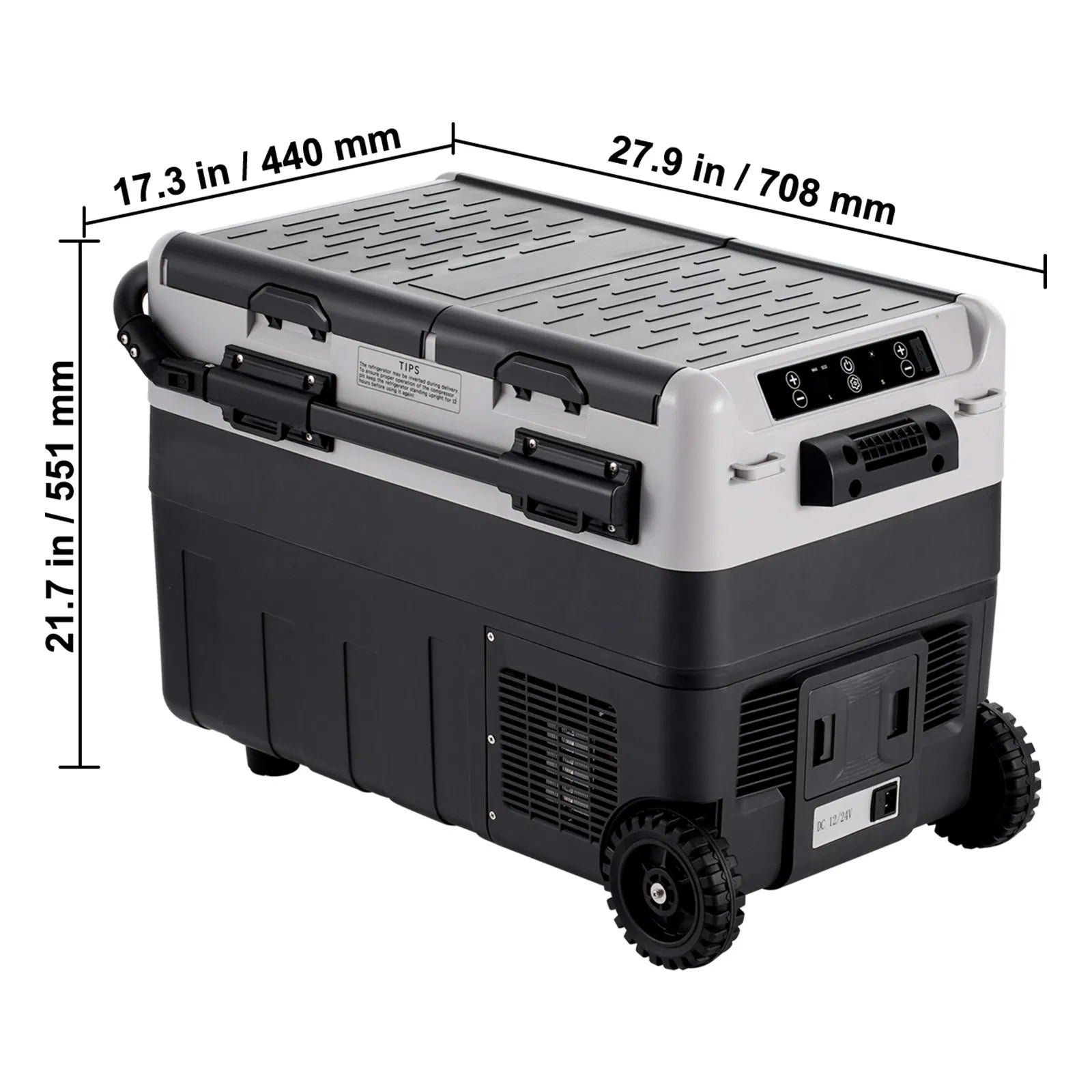 VEVOR 12V Portable Car Refrigerator & Freezer
