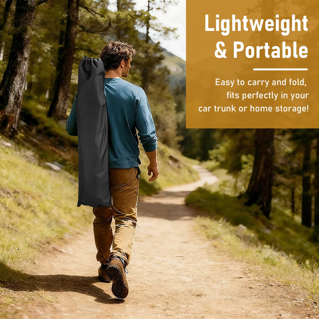 Portable Folding Aluminum Camping Cot with Carry Bag