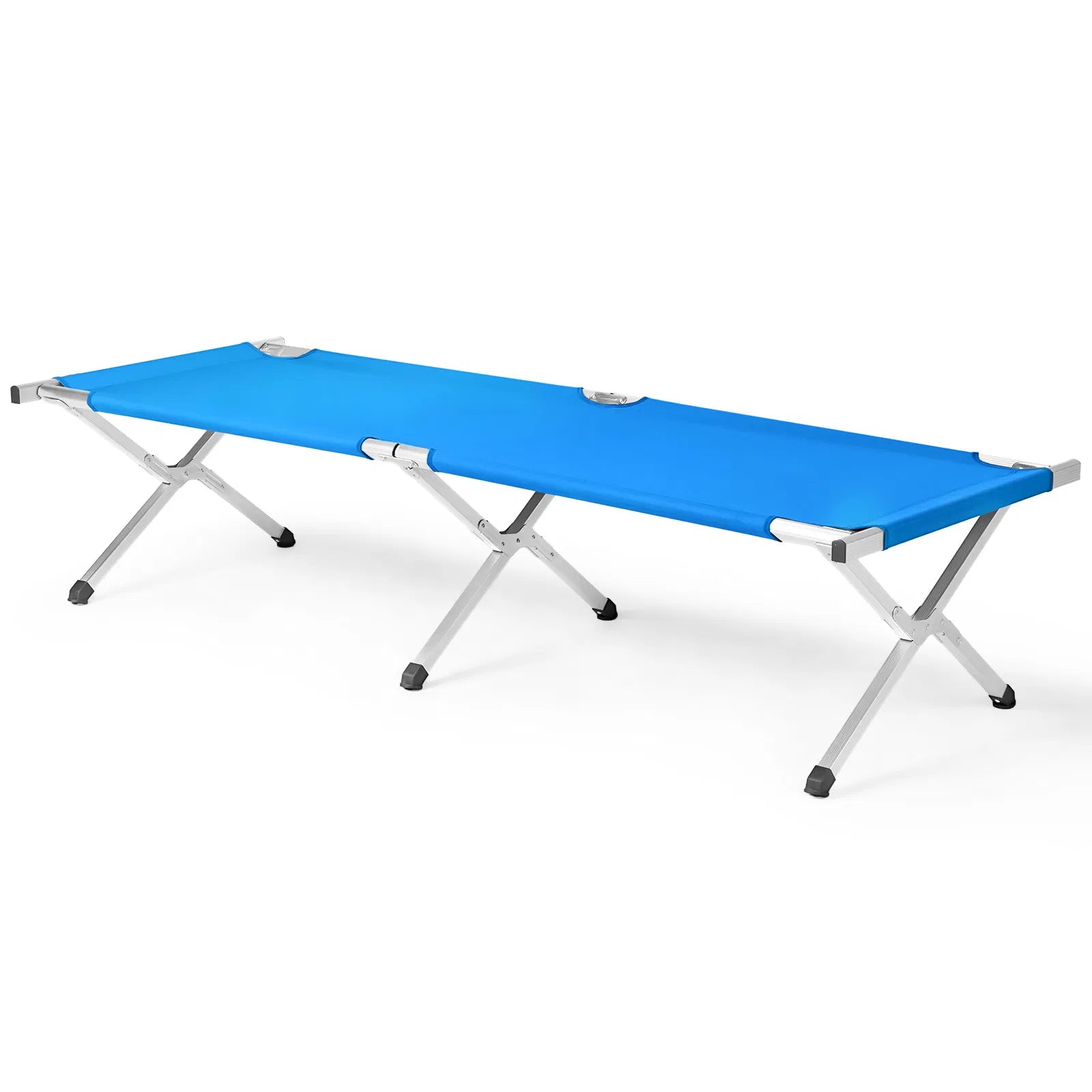 Portable Folding Aluminum Camping Cot with Carry Bag