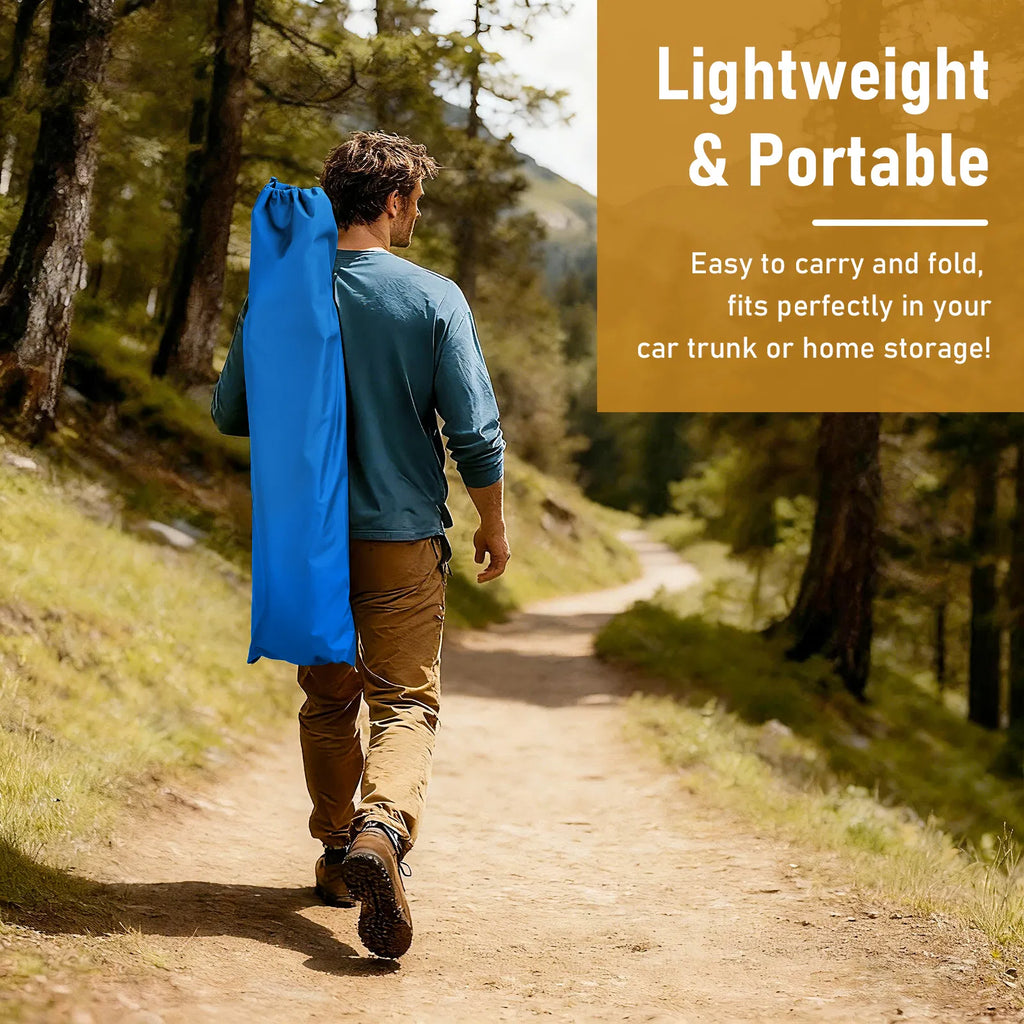Portable Folding Aluminum Camping Cot with Carry Bag