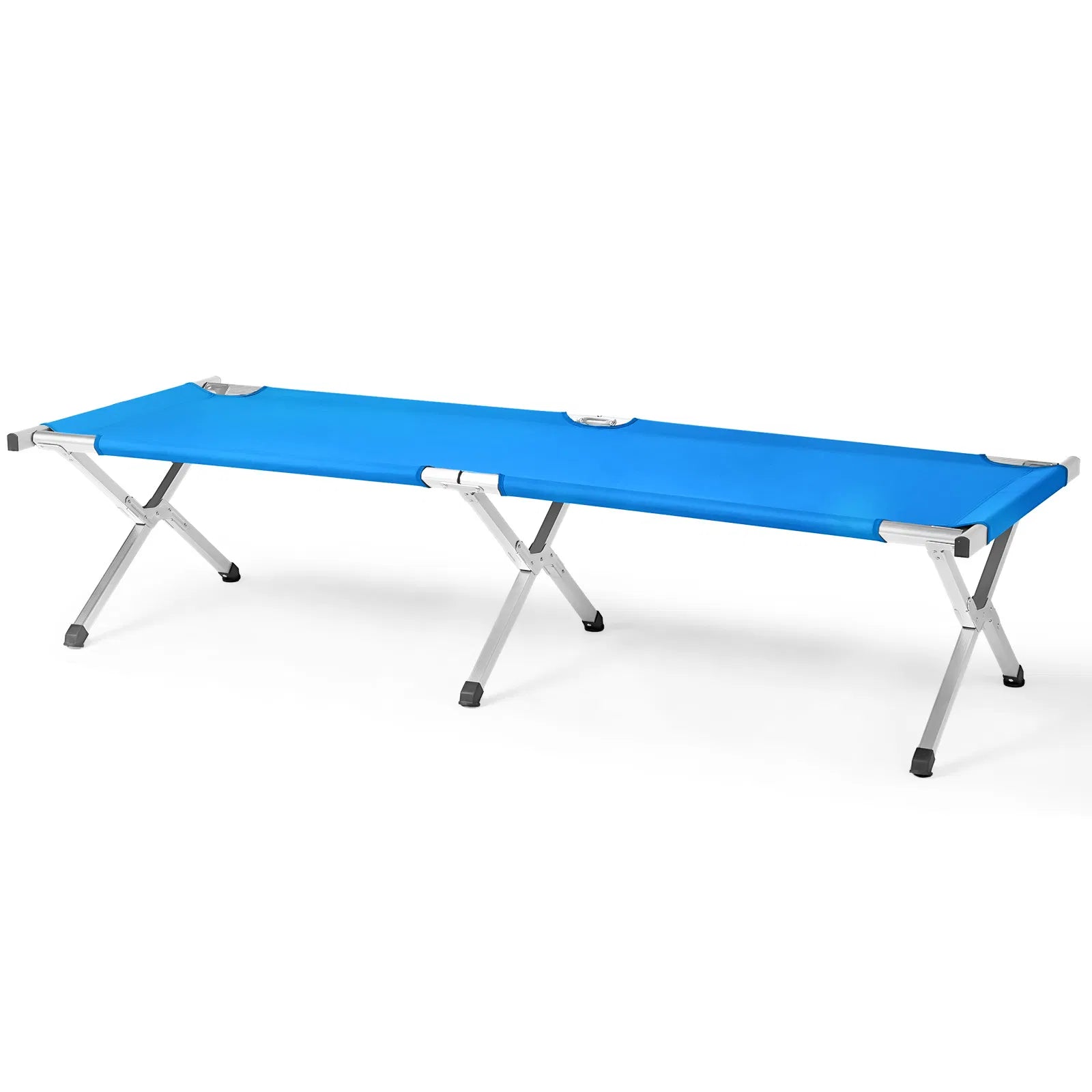 Portable Folding Aluminum Camping Cot with Carry Bag