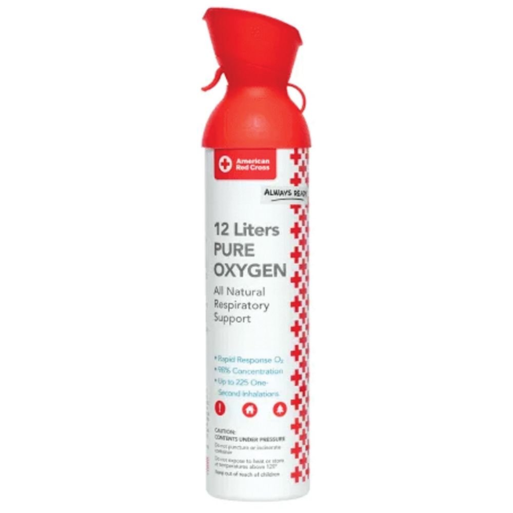 Boost Oxygen American Red Cross XL – Portable 98% Pure Oxygen (12 Liters)