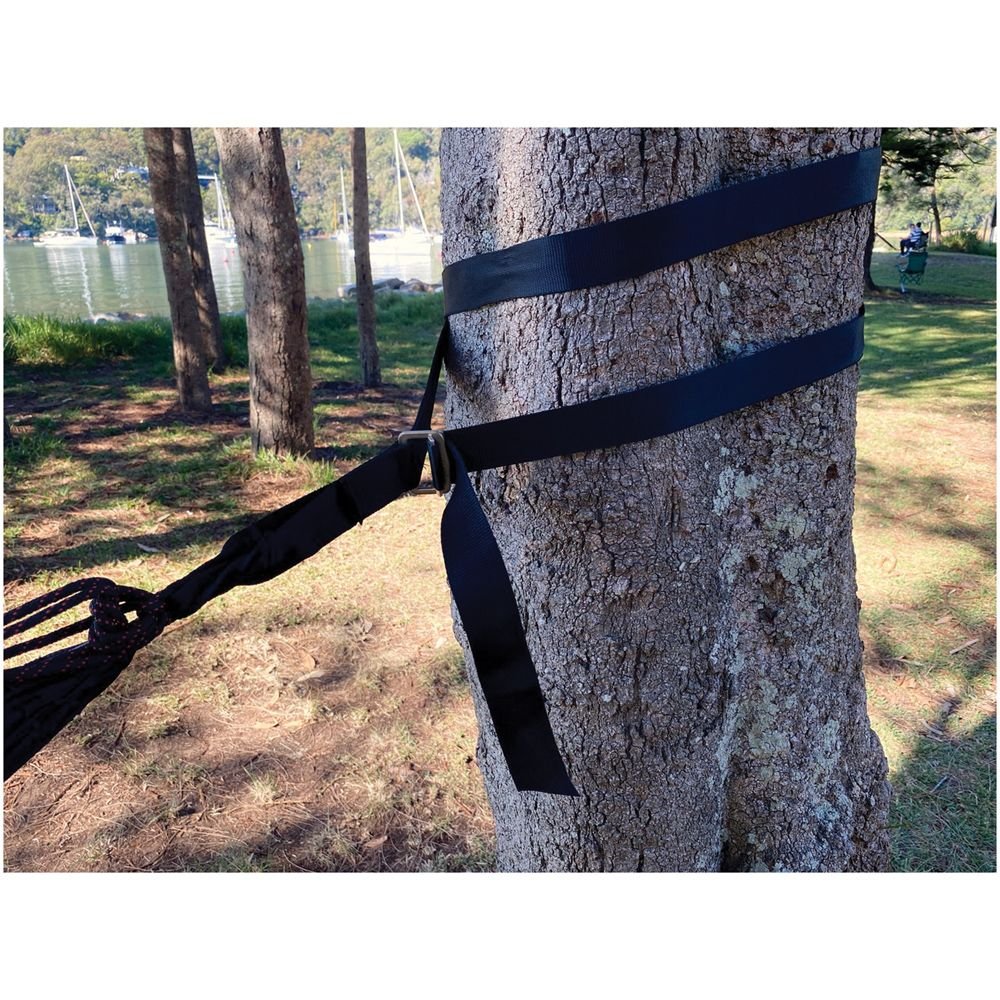Hammock Bliss Deluxe Cinching Tree Straps – Adjustable Hammock Suspension (2-Pack)