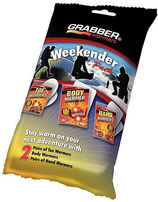 Grabber Warmers Weekender Pack – Hand, Toe & Body Warmers Variety Set