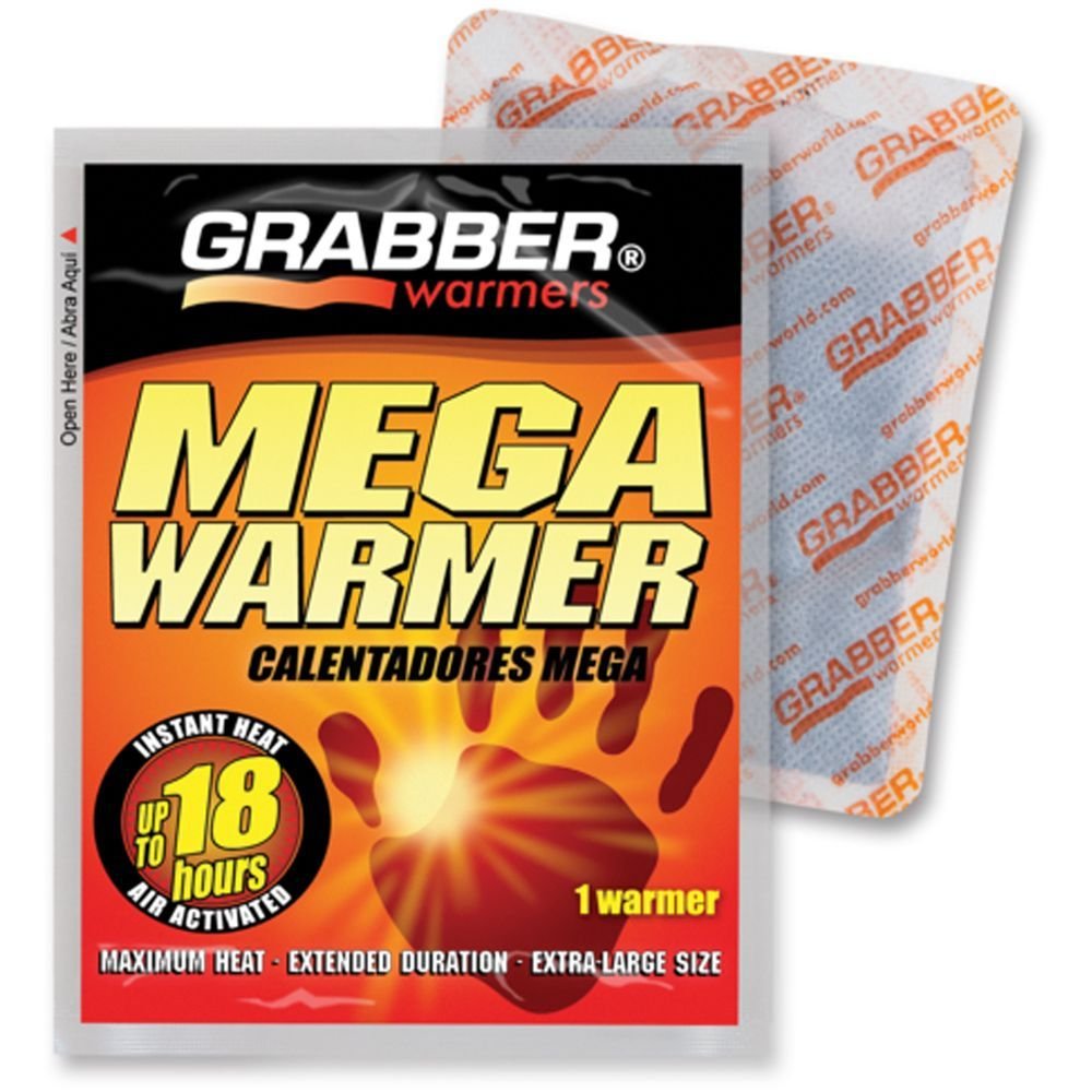 Grabber Mega Warmers – Extra-Large Air-Activated Hand & Body Warmers (12+ Hours)