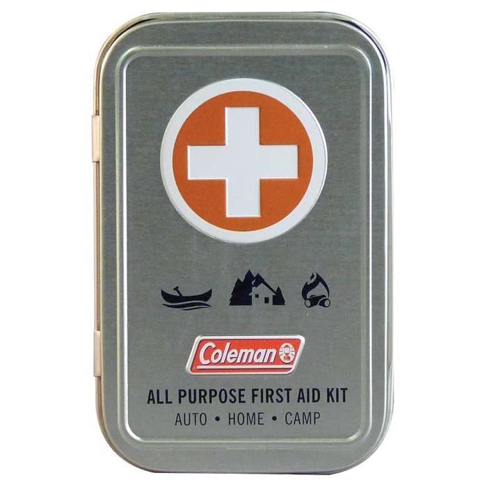 Coleman All-Purpose First Aid Tin – 26-Piece Kit