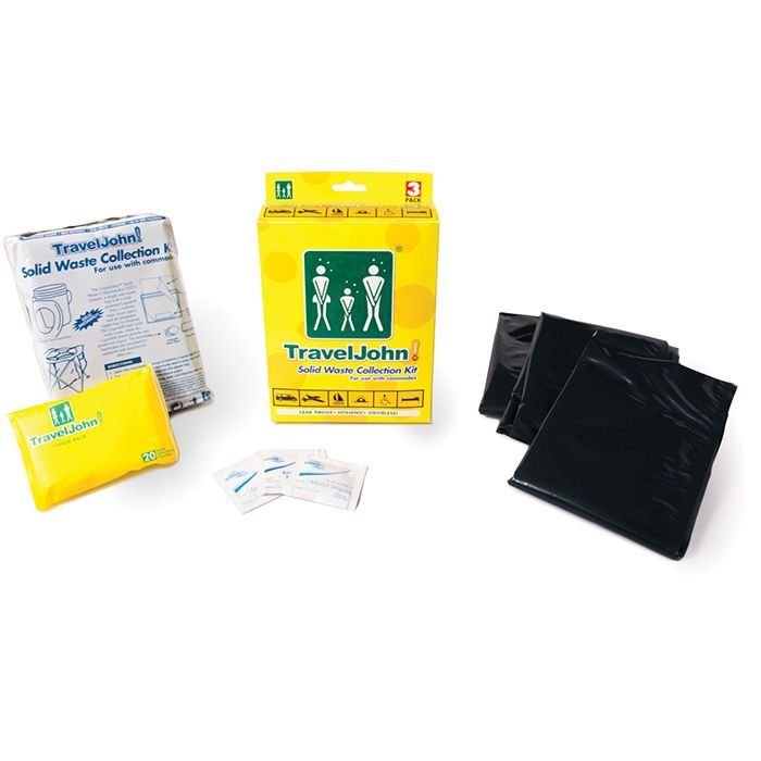 Travel John Solid Waste Collection Kit (Pack of 3)