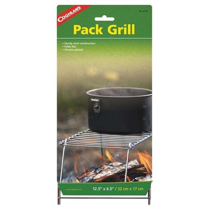Coghlan’s Pack Grill – Portable Chrome-Plated Camp Grill