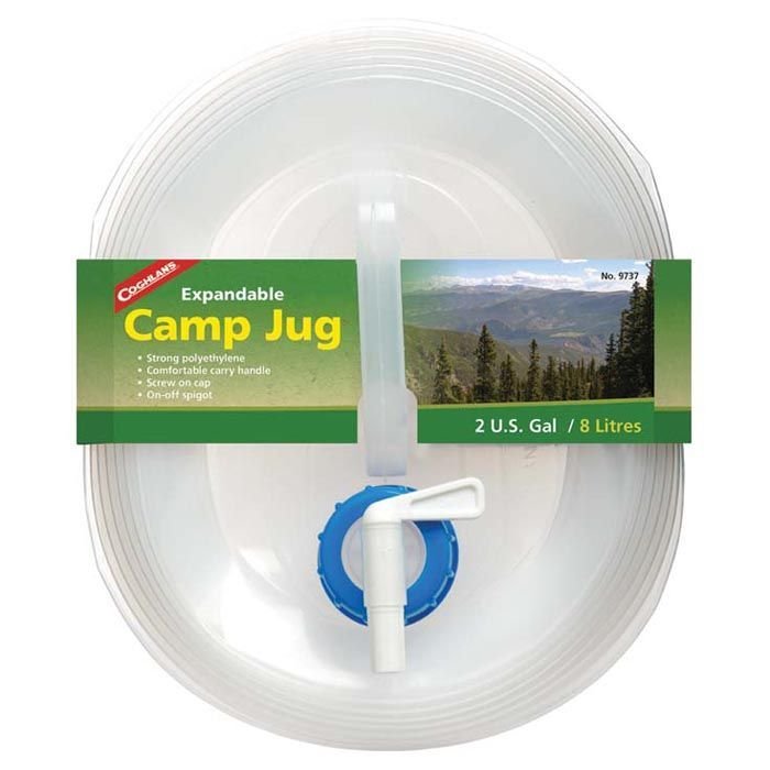 Coghlan’s Camp Jug – 2 Gallon Press-Flow Water Container