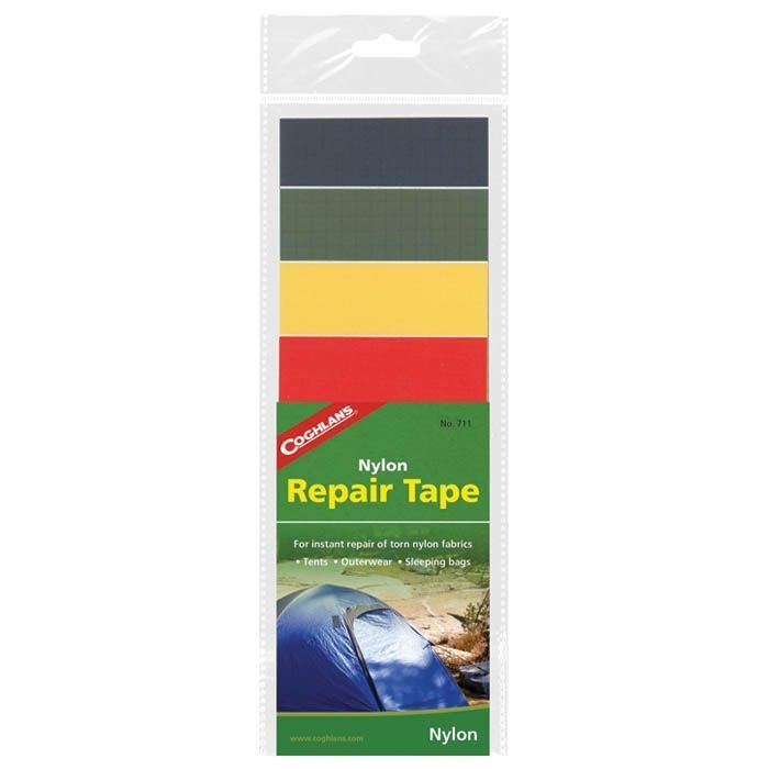 Coghlan’s Nylon Repair Tape – Multi-Color Rip-Stop Gear Repair Kit
