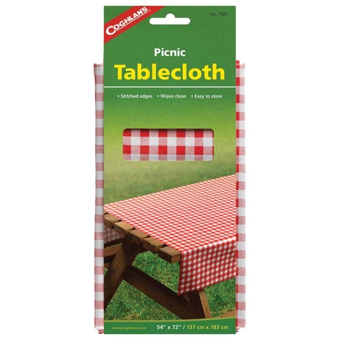TCoghlan’s Picnic Tablecloth 54″ × 72″ (Food-Safe Polyethylene)