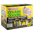 Double Doodie Portable Toilet Waste Bags – Leak-Proof, Odor-Control, 6-Pack