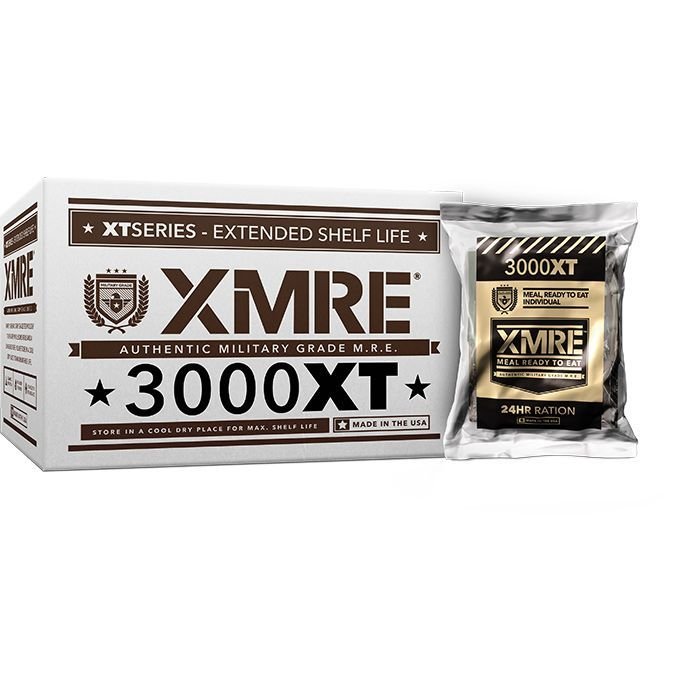 XMRE 3000XT 24-Hour Ration MRE – 6-Pack Emergency Meal Supply