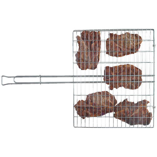 Basket Broiler – Adjustable Campfire & Grill Cooking Basket