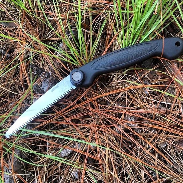 Gerber Gator Exchange-A-Blade Folding Saw – Wood & Bone Blades with Sheath