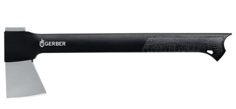 Gerber Gator Combo II Axe with Saw – Forged Steel Head & Gator Grip Handle
