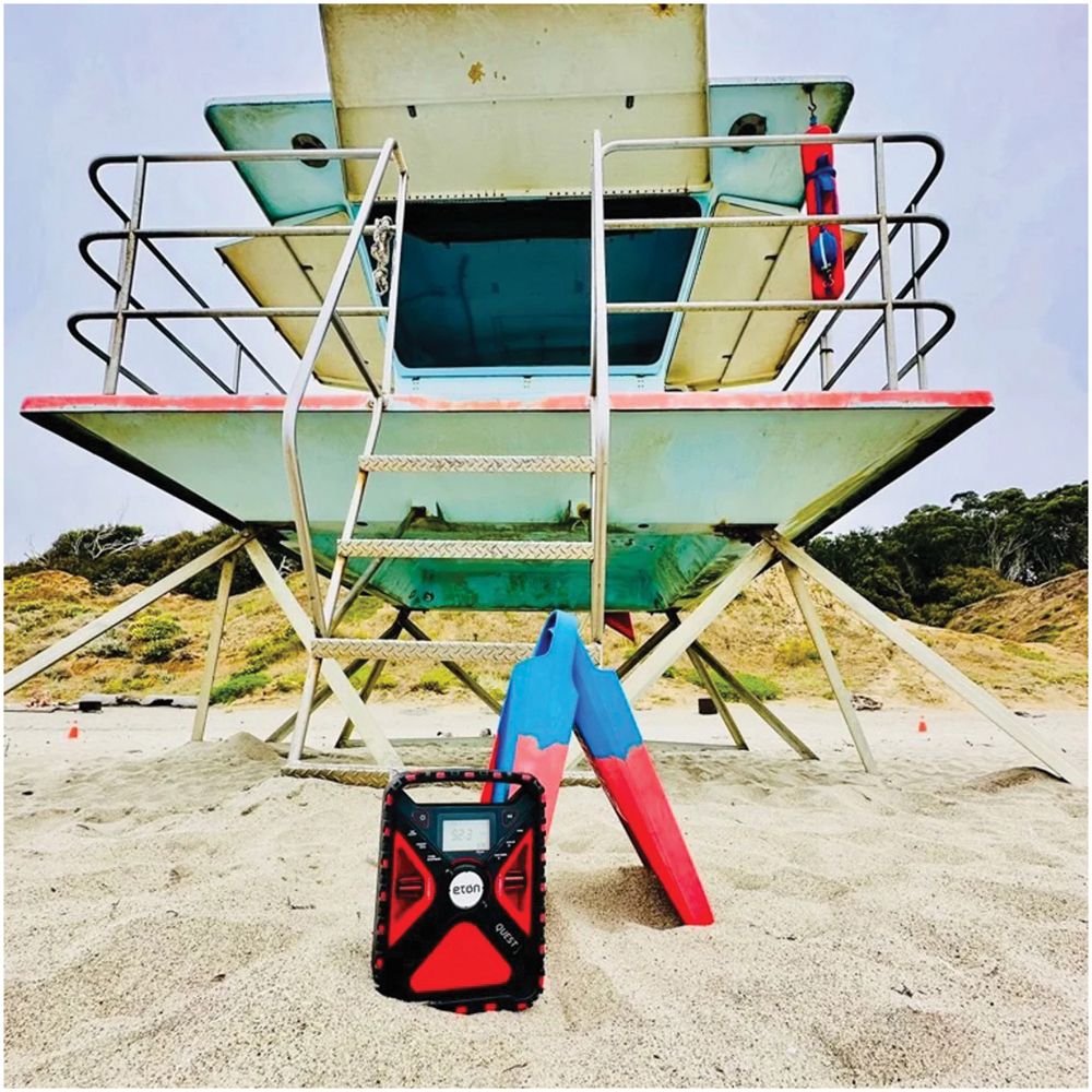 Eton Quest Hand Crank NOAA Weather Radio – All-Band Emergency Radio with Solar, Bluetooth & Phone Charging