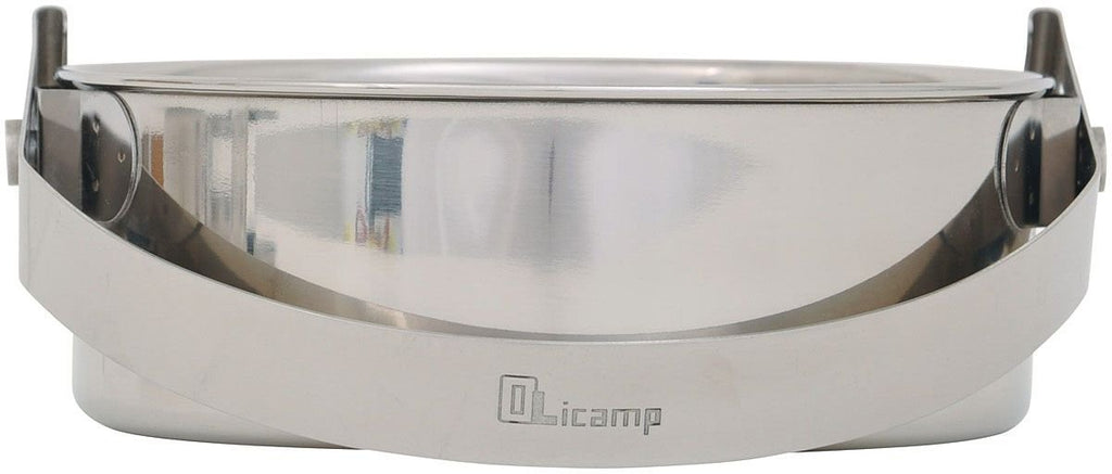 Olicamp Stainless Steel Mess Kit (Lightweight & Durable Backpacking Cookset)
