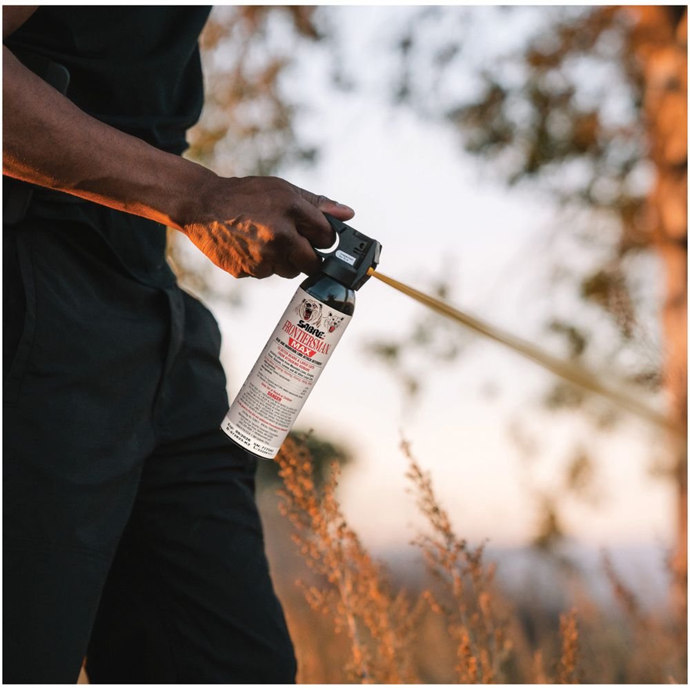 SABRE Frontiersman MAX Bear & Mountain Lion Spray – Maximum Strength Wildlife Defense
