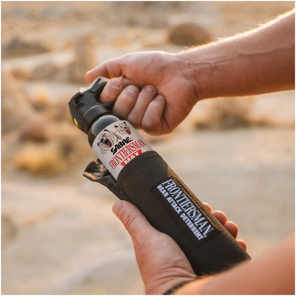 SABRE Frontiersman MAX Bear & Mountain Lion Spray – Maximum Strength Wildlife Defense