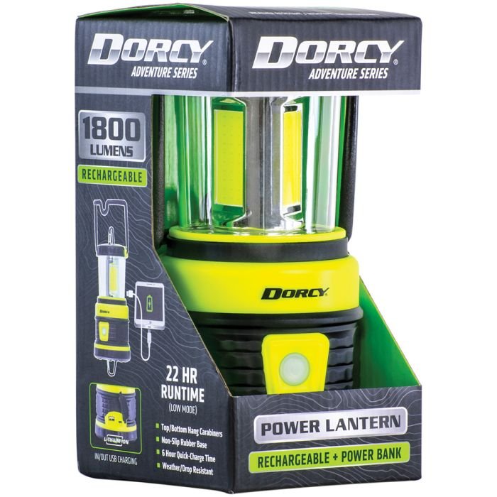 Dorcy 1800 Lumens LED Lantern with Power Bank
