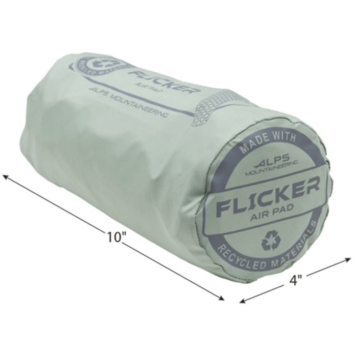 ALPS Mountaineering Flicker Inflatable Sleeping Pad – Lightweight Recycled Mat