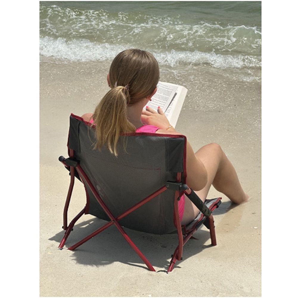 ALPS Mountaineering Rendezvous Compact Folding Chair – Salsa & Charcoal Outdoor Chair