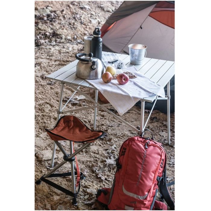 Aluminum Camp Table – Folding Camping & Tailgating Table with Carry Bag