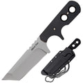 Cold Steel Mini Tac Tanto Fixed Blade Knife – 3.75" Japanese AUS-8A Stainless Steel Blade with Secure-Ex® Neck Sheath
