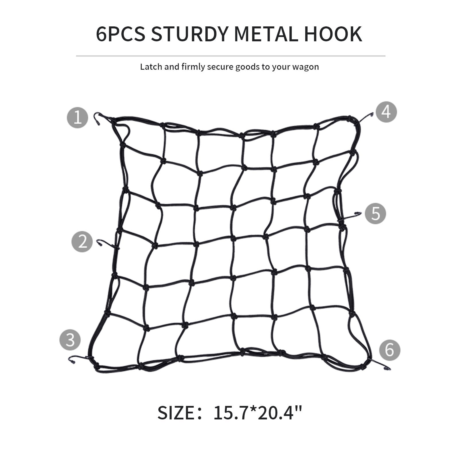 Whitsunday Cargo Net for Collapsible Folding Utility Wagon