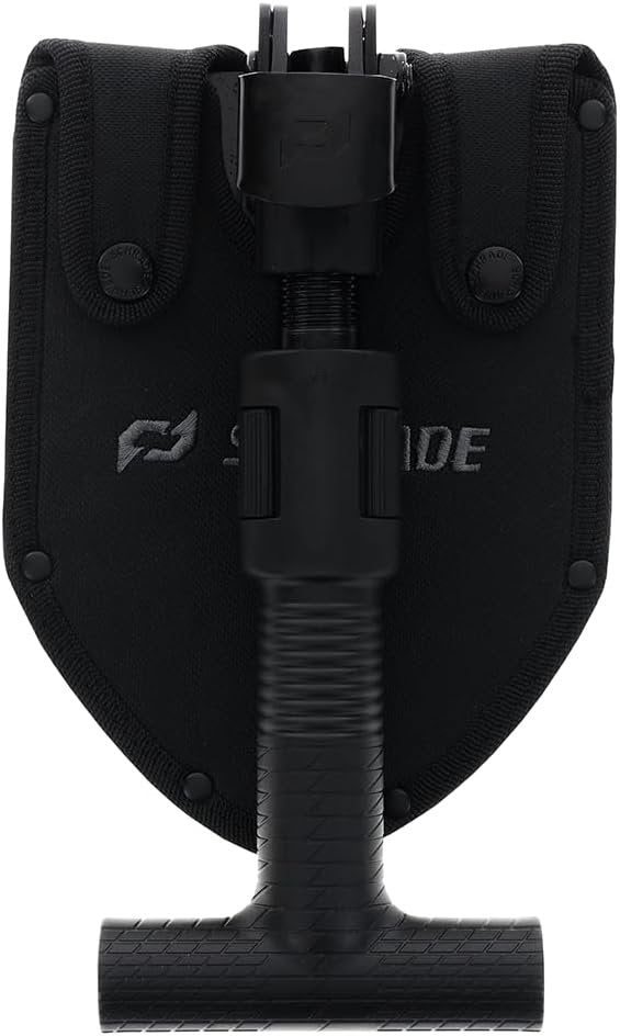 PSchrade Pay Dirt Shovel – 3Cr13 Steel Fold-Up Entrenching Tool
