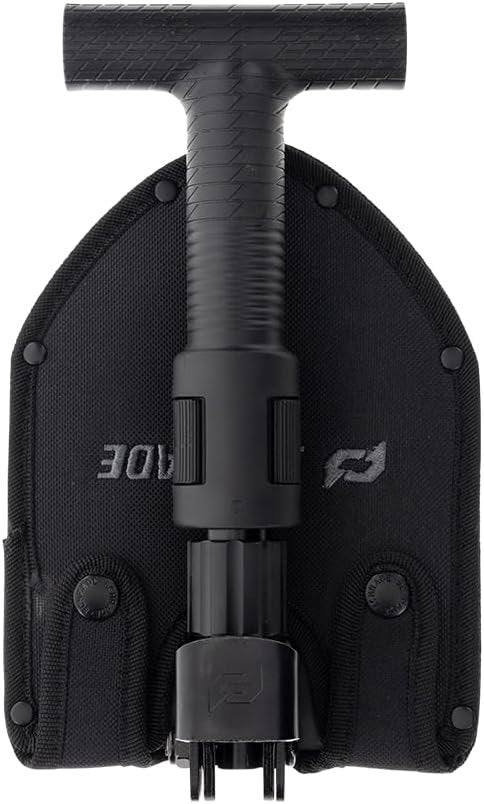 PSchrade Pay Dirt Shovel – 3Cr13 Steel Fold-Up Entrenching Tool