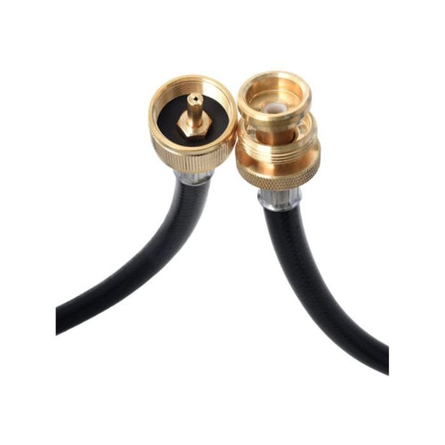 8 Ft. Propane Extension Hose for 1 Lb. Cylinder Distribution Tree, T and Y Connector
