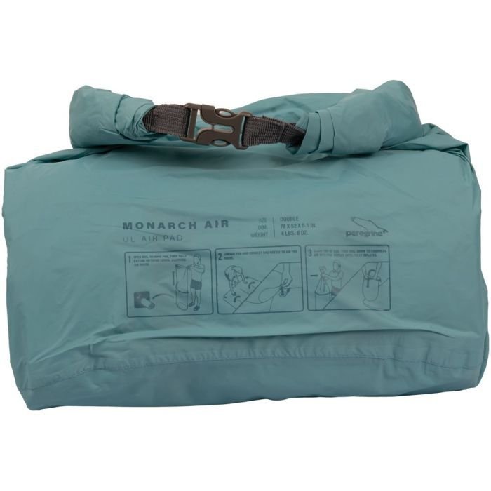 Peregrine Monarch Air Double Wide Sleeping Pad – 5.5″ Thick, Full Size, Includes Pump Sack