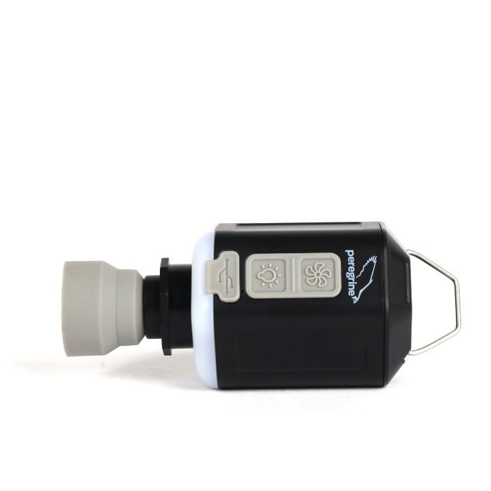 Peregrine Pocket Sleeping Pad Pump and Lantern – Dual-Function Inflator & 400 lm Lantern (Model 580315)