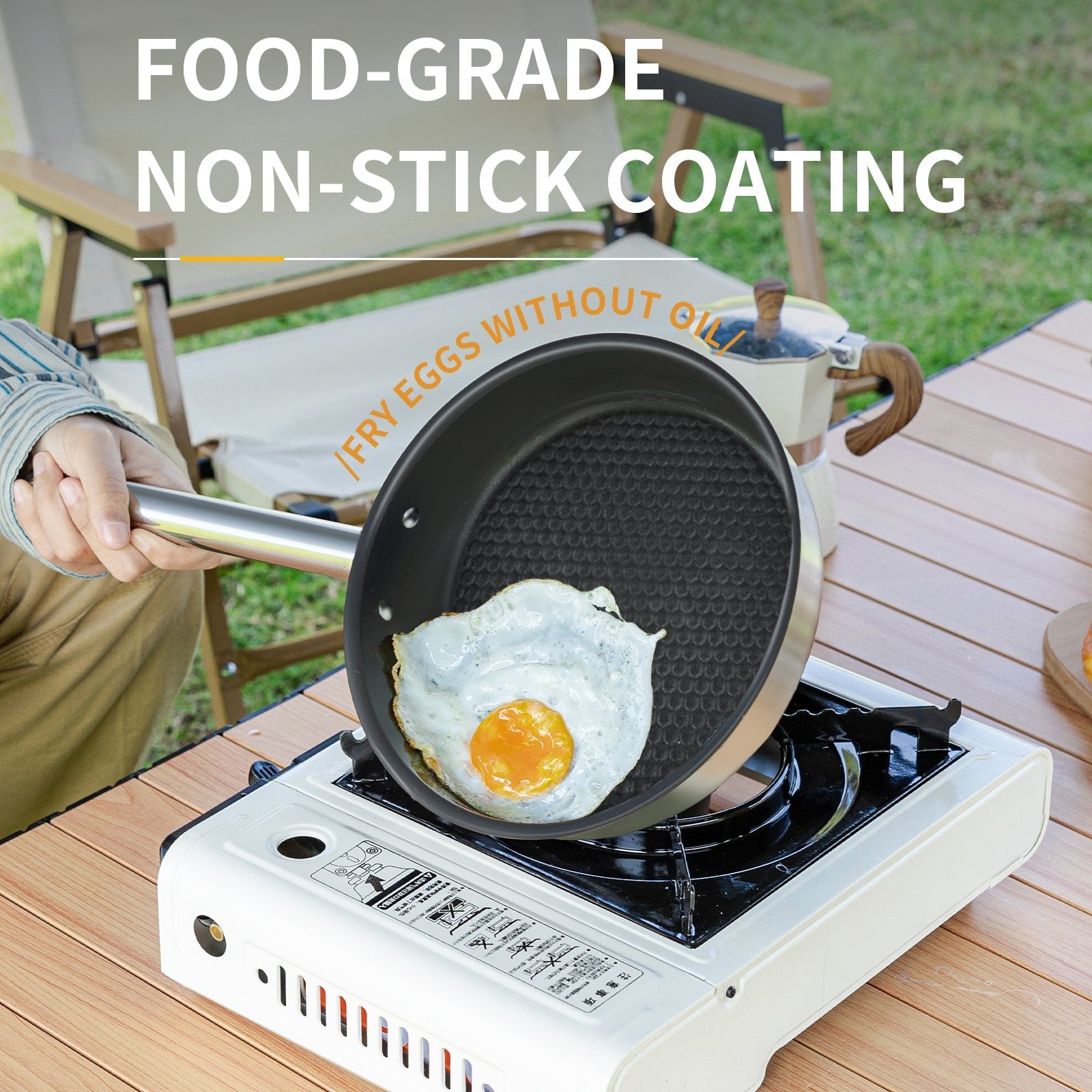 Whitsunday 304 Stainless Steel Set Outdoor Cookware