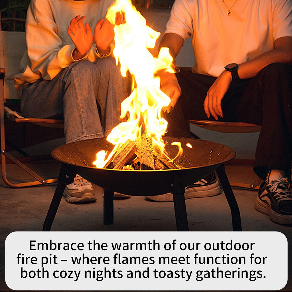 Whitsunday Wood Burning Fire Pit & BBQ Grill – 3-in-1 Outdoor Fire Pit