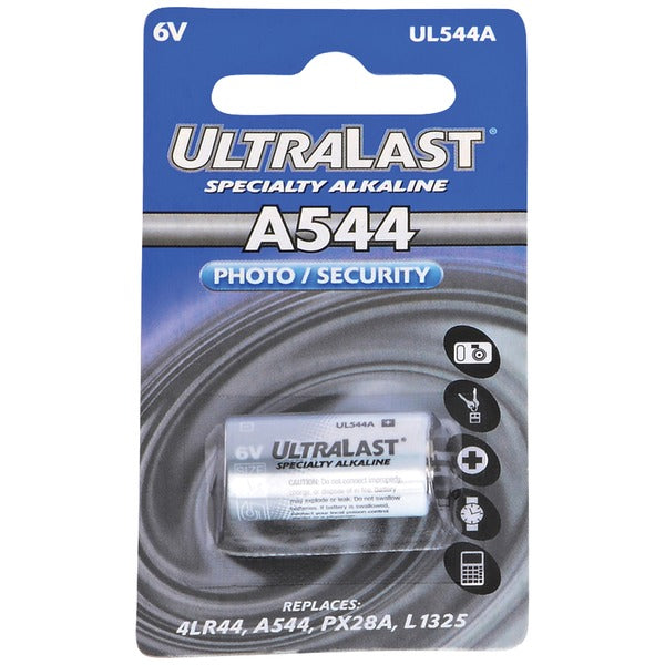 Ultralast UL544A 6V Alkaline Photo & Security Battery – 105mAh Long-Lasting Replacement Battery