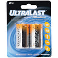 Ultralast ULA2C C Alkaline Batteries – 1.5V 8,621mAh Long-Lasting Power (2 Pack