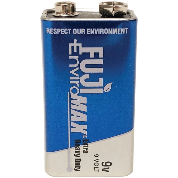 FUJI ENVIROMAX 3600BP1 EnviroMax 9V Extra Heavy-Duty Carbon Zinc Battery – 1 Pack