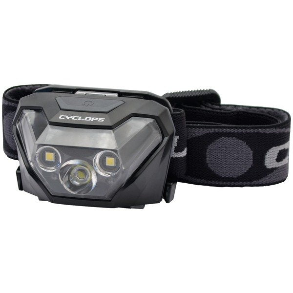 Cyclops CYC-HL500 600-Lumen LED Headlamp – Weather-Resistant CREE LED Headlight with Red Light & AAA Batteries Included