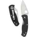 Spyderco Persistence G-10 Black Folding Pocket Knife – Plain Edge (Model C136GP)